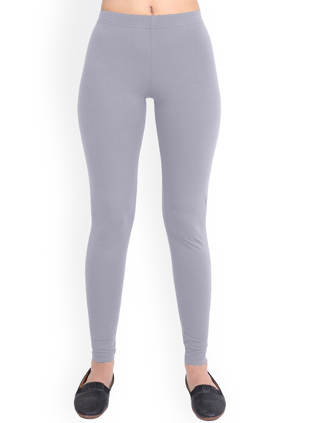 

ONE SKY High Rise Ankle Length Slip-On Leggings, Grey