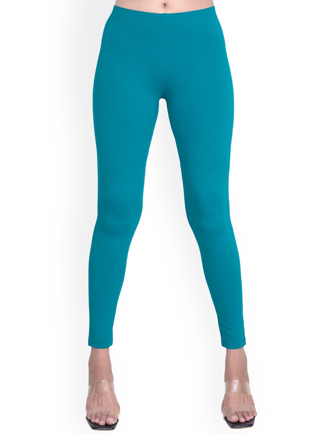 

ONE SKY High-Rise Ankle-Length Leggings, Teal