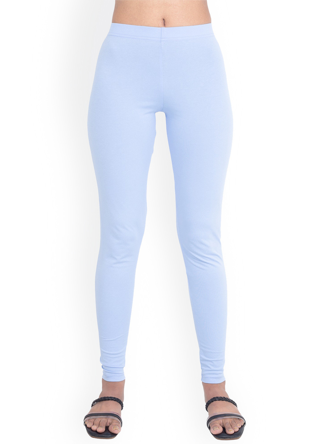 

ONE SKY High Rise Ankle Length Slip-On Leggings, Blue