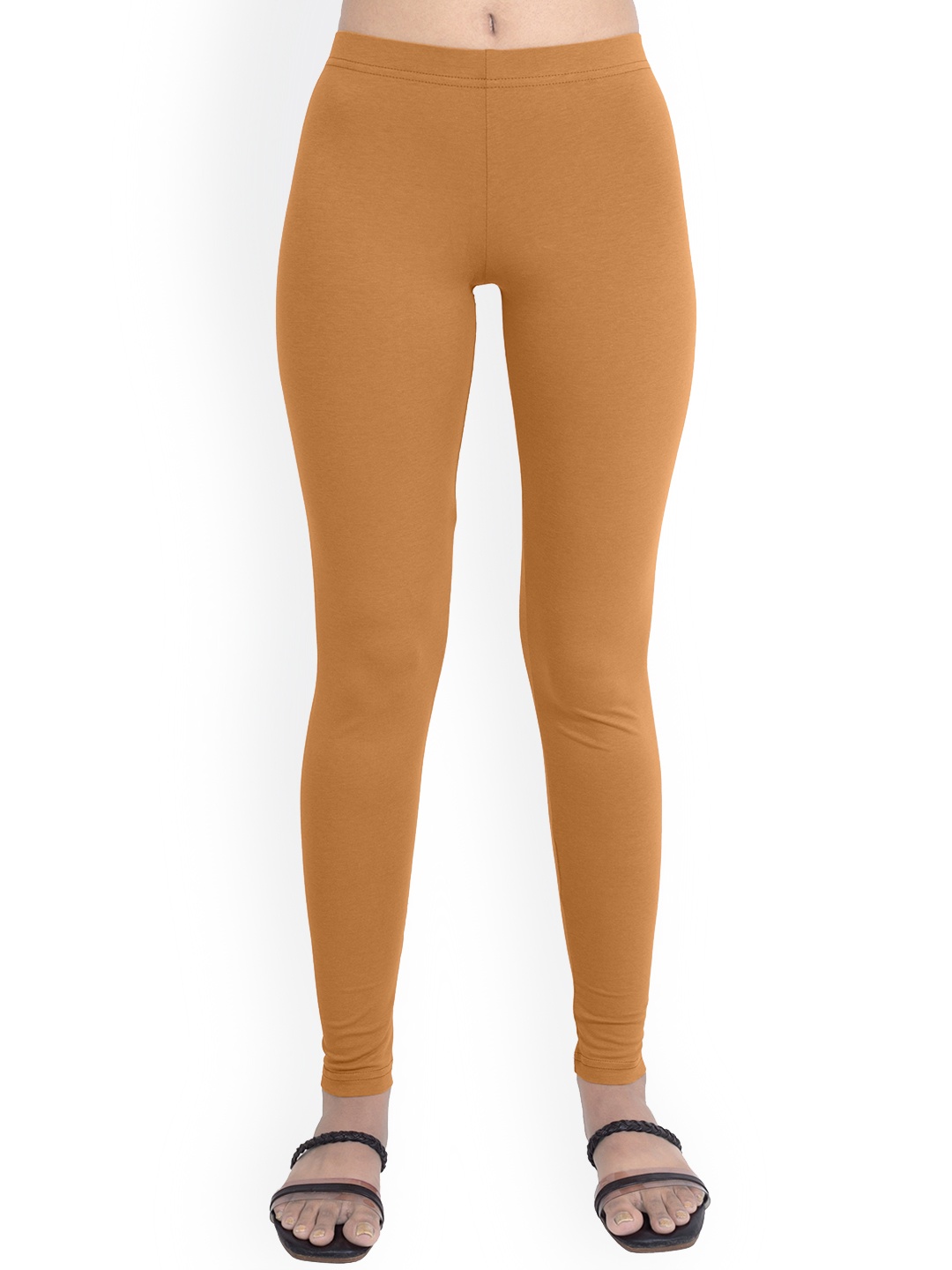 

ONE SKY Ankle Length Slip-On Leggings, Brown