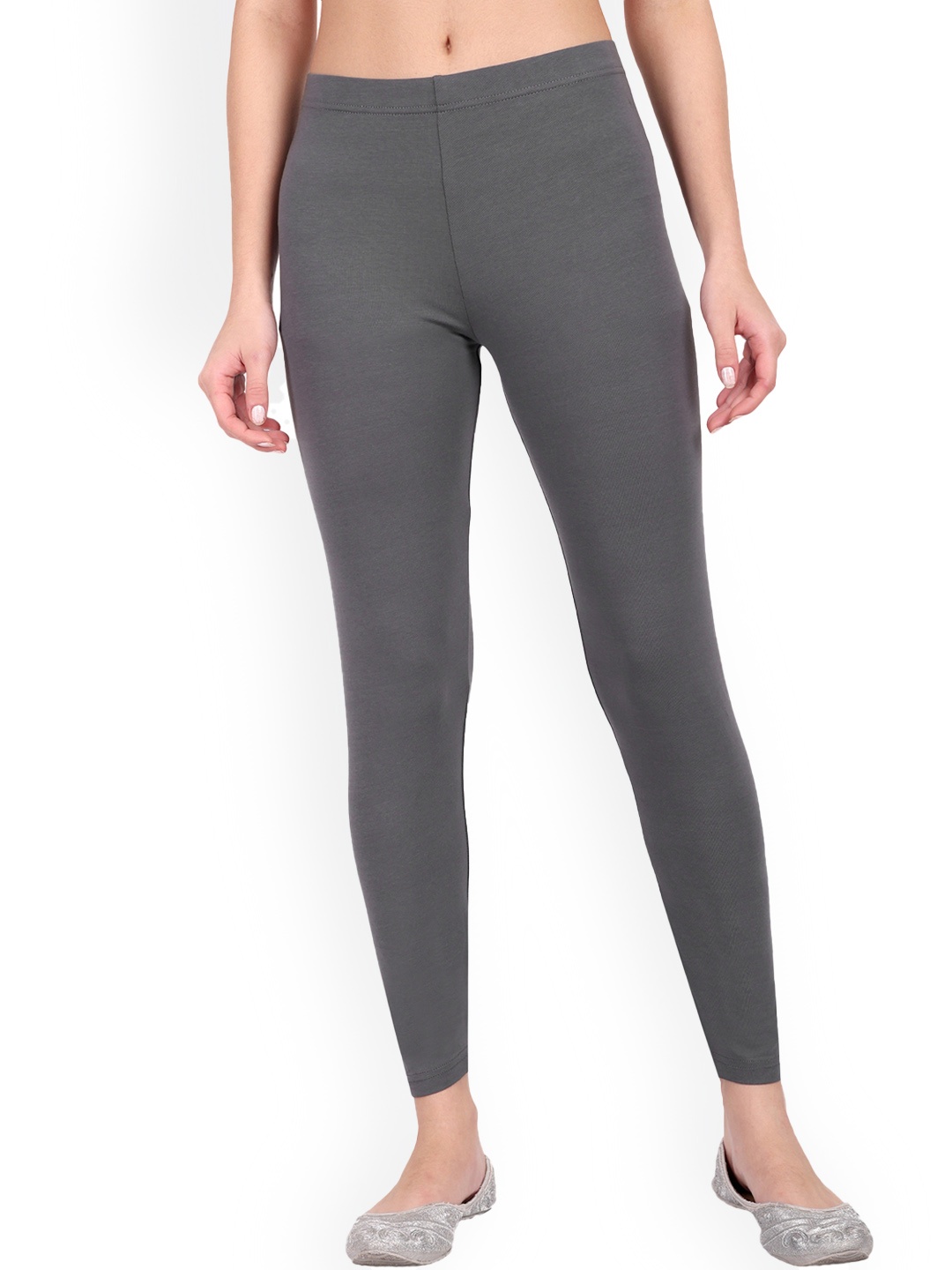

ONE SKY High-Rise Ankle-Length Leggings, Grey