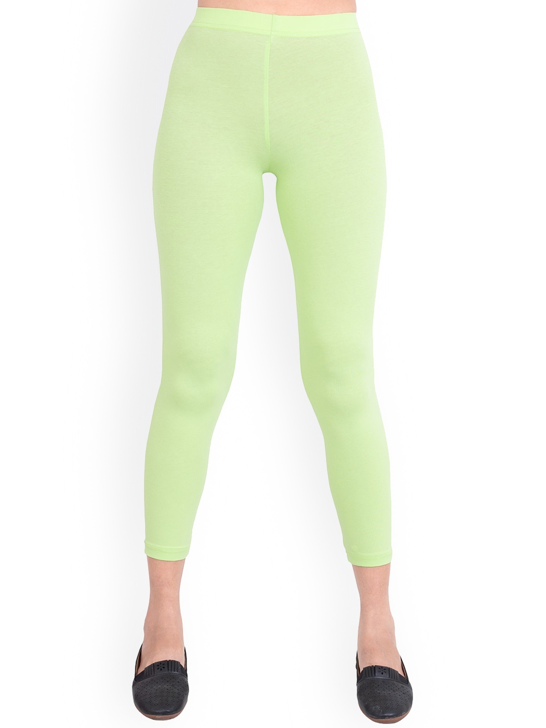 

ONE SKY Ankle Length Slip-On Leggings, Green