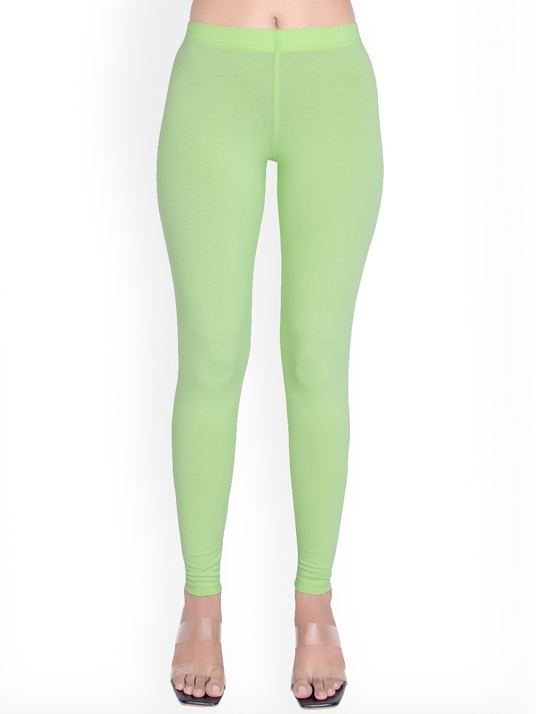 

ONE SKY Ankle Length Slip-On Leggings, Green