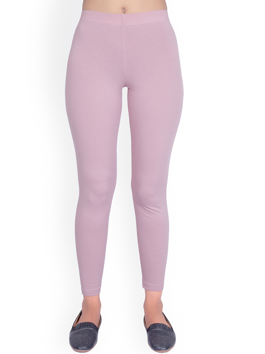 

ONE SKY Ankle Length Slip-On Leggings, Pink