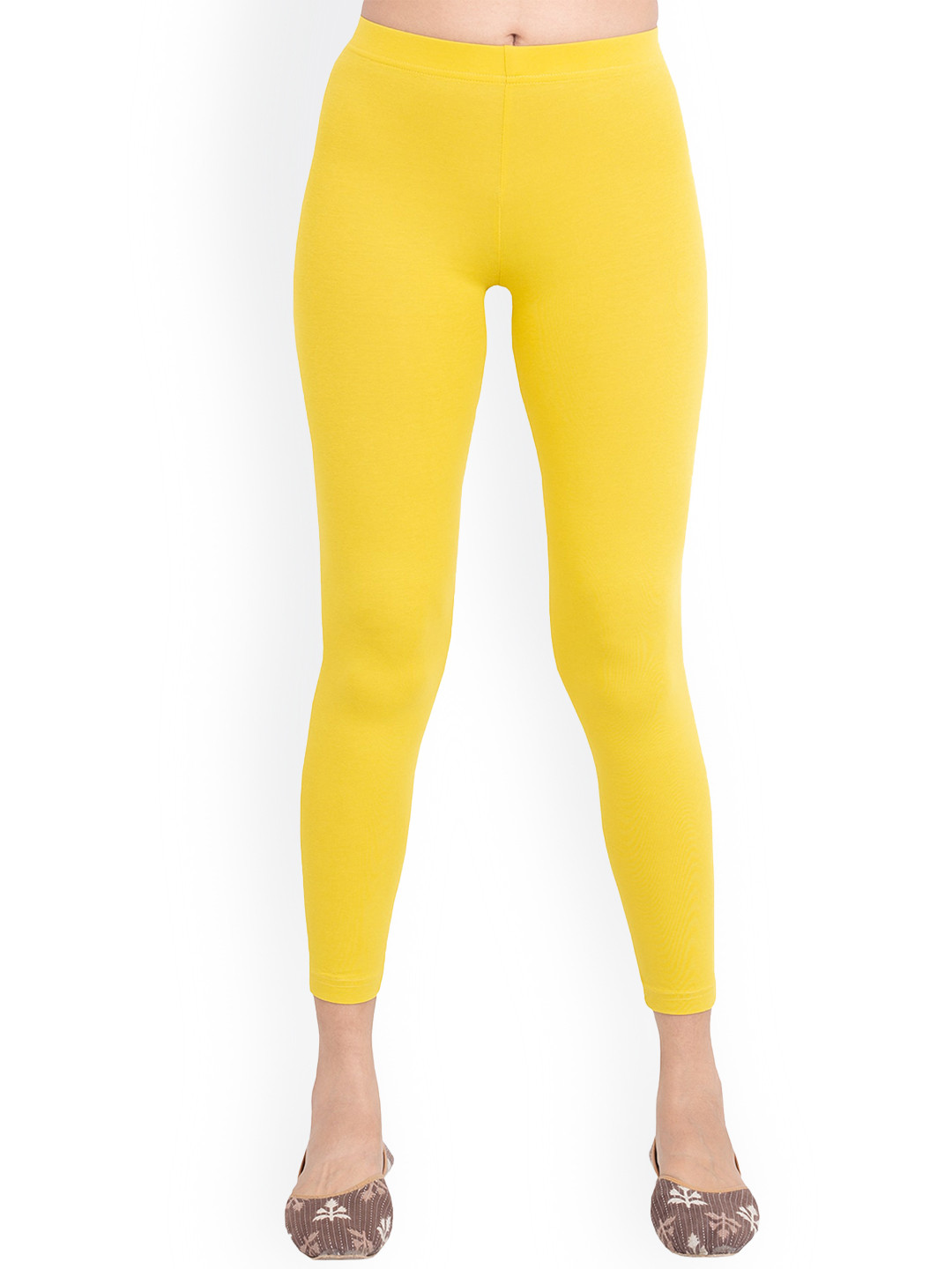 

ONE SKY Ankle Length Slip-On Leggings, Yellow