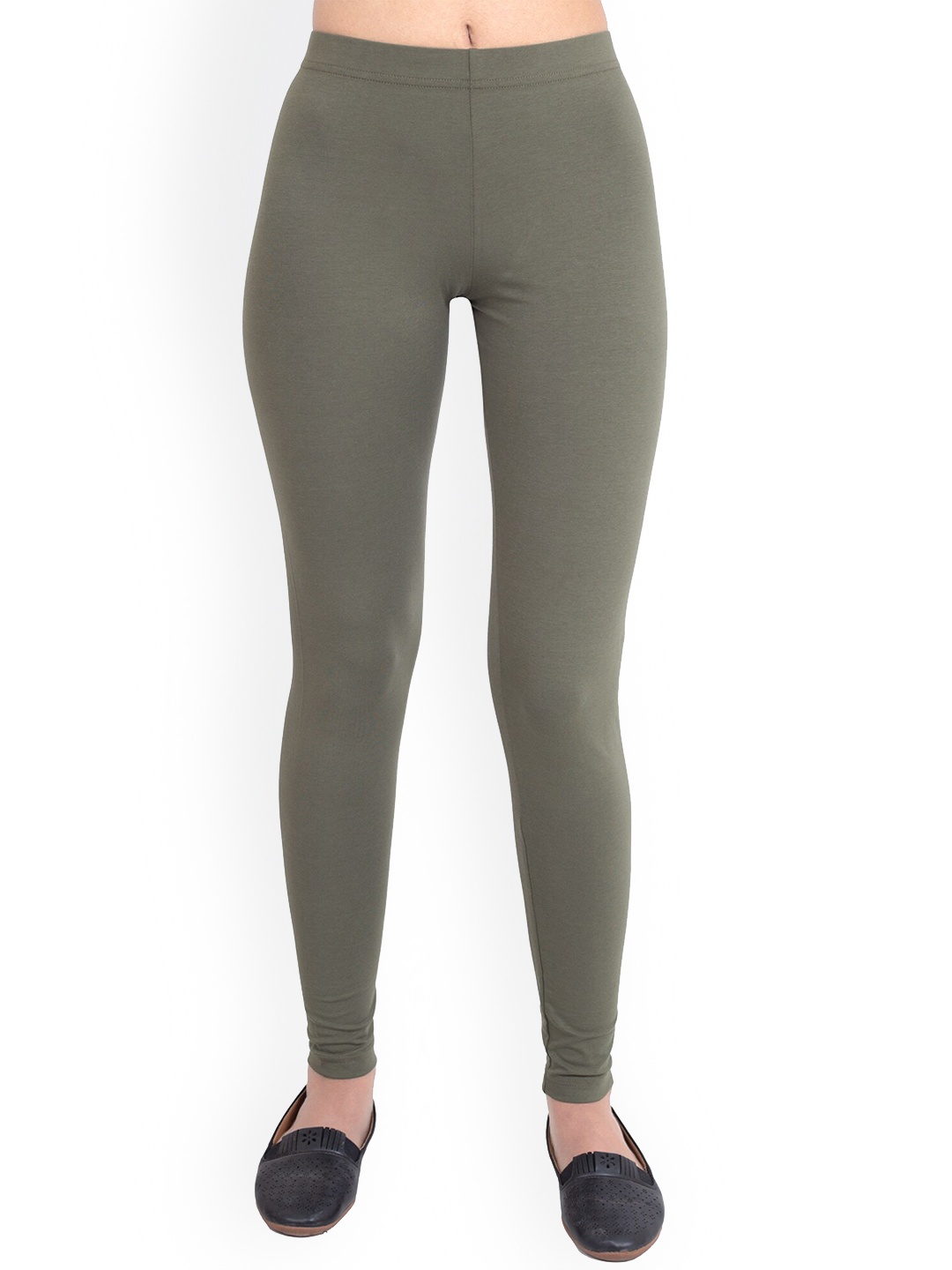 

ONE SKY Ankle-Length Leggings, Green