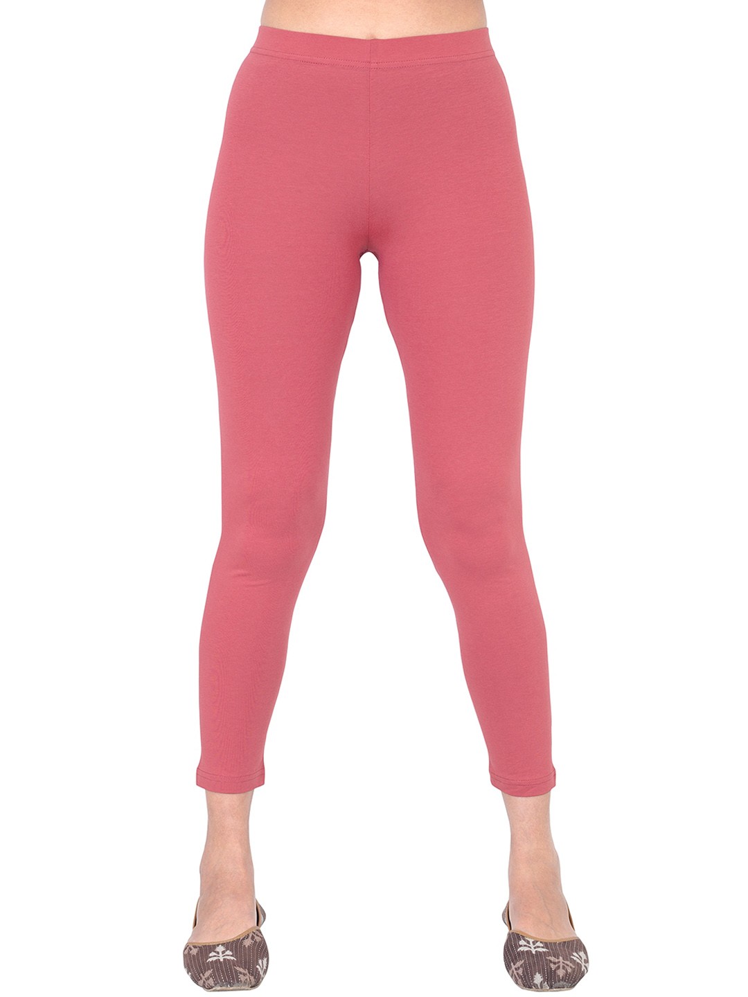 

ONE SKY Ankle Length Slip-On Leggings, Mauve
