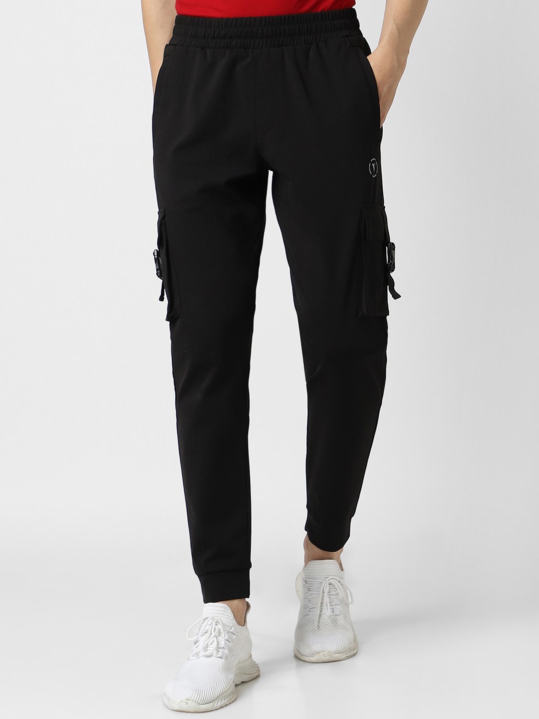 

Van Heusen Flex Men Slim Fit Joggers Trouser, Black