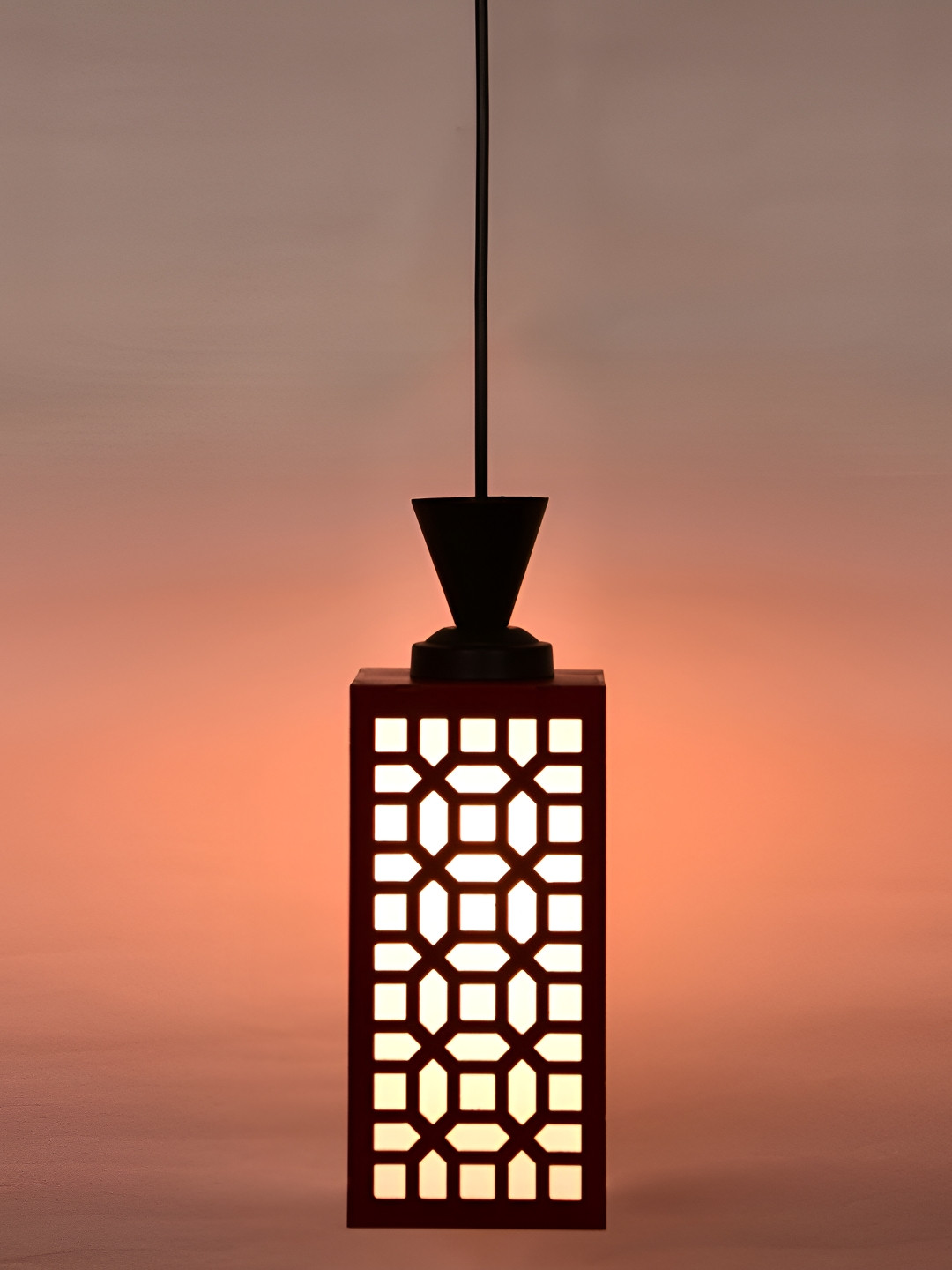 

Afast Red & Black Textured Ceiling Lamp