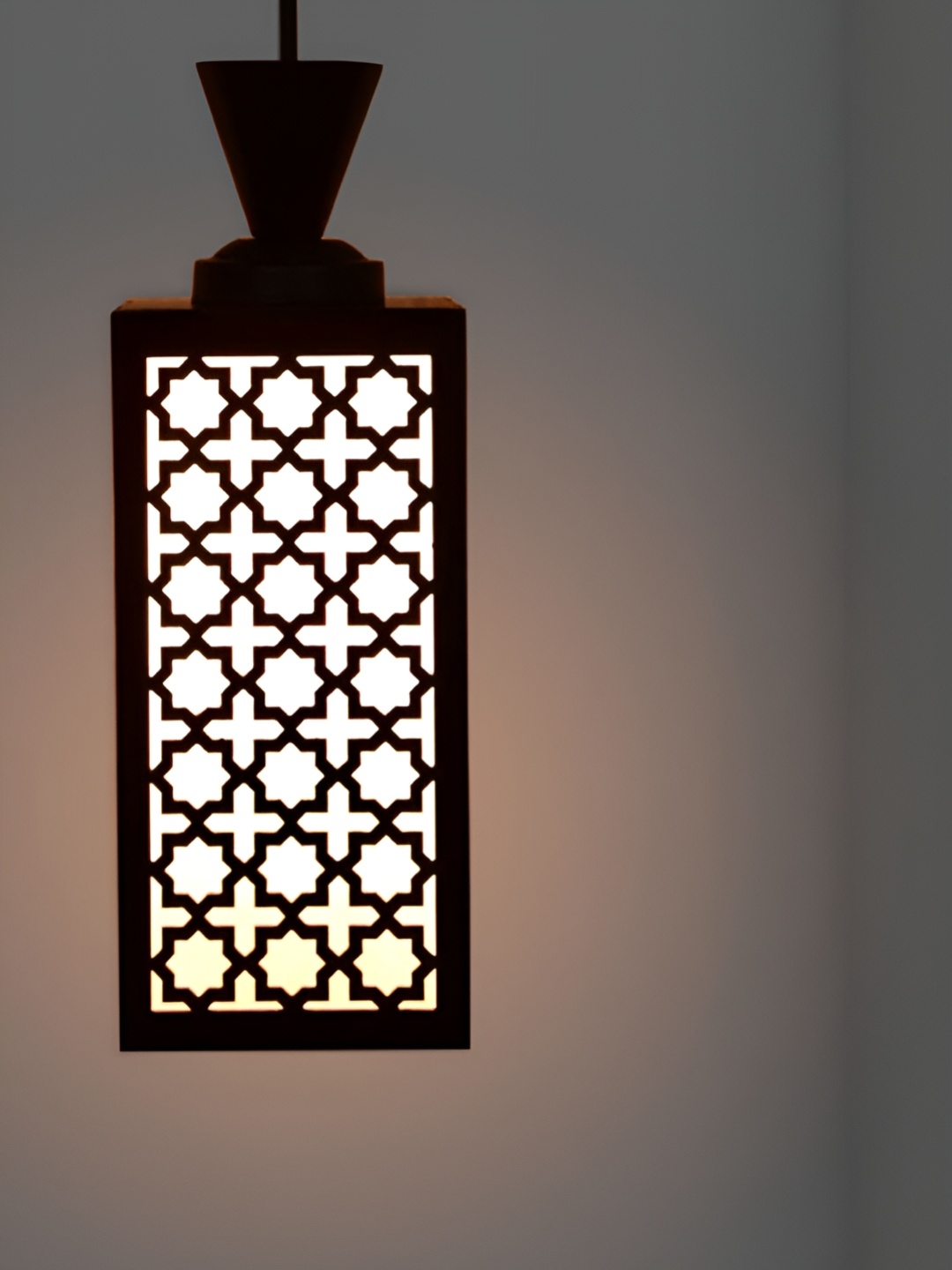 

Afast Brown Wooden Contemporary Ceiling Lamp