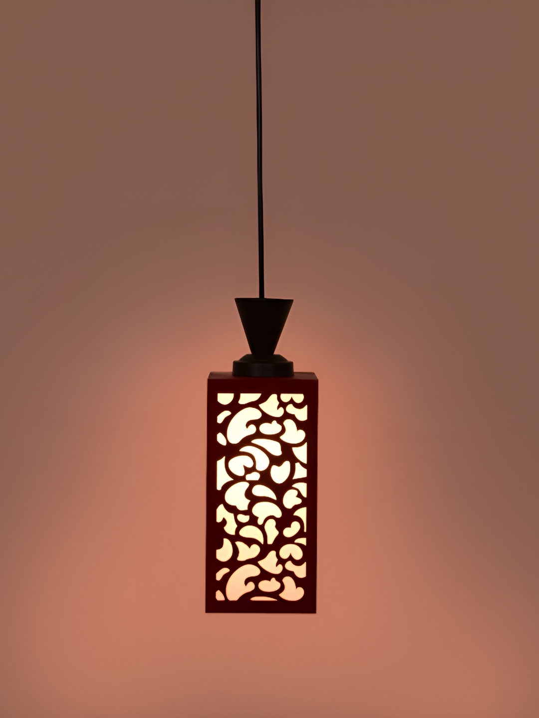 

Afast Red Contemporary Wooden Ceiling Lamp