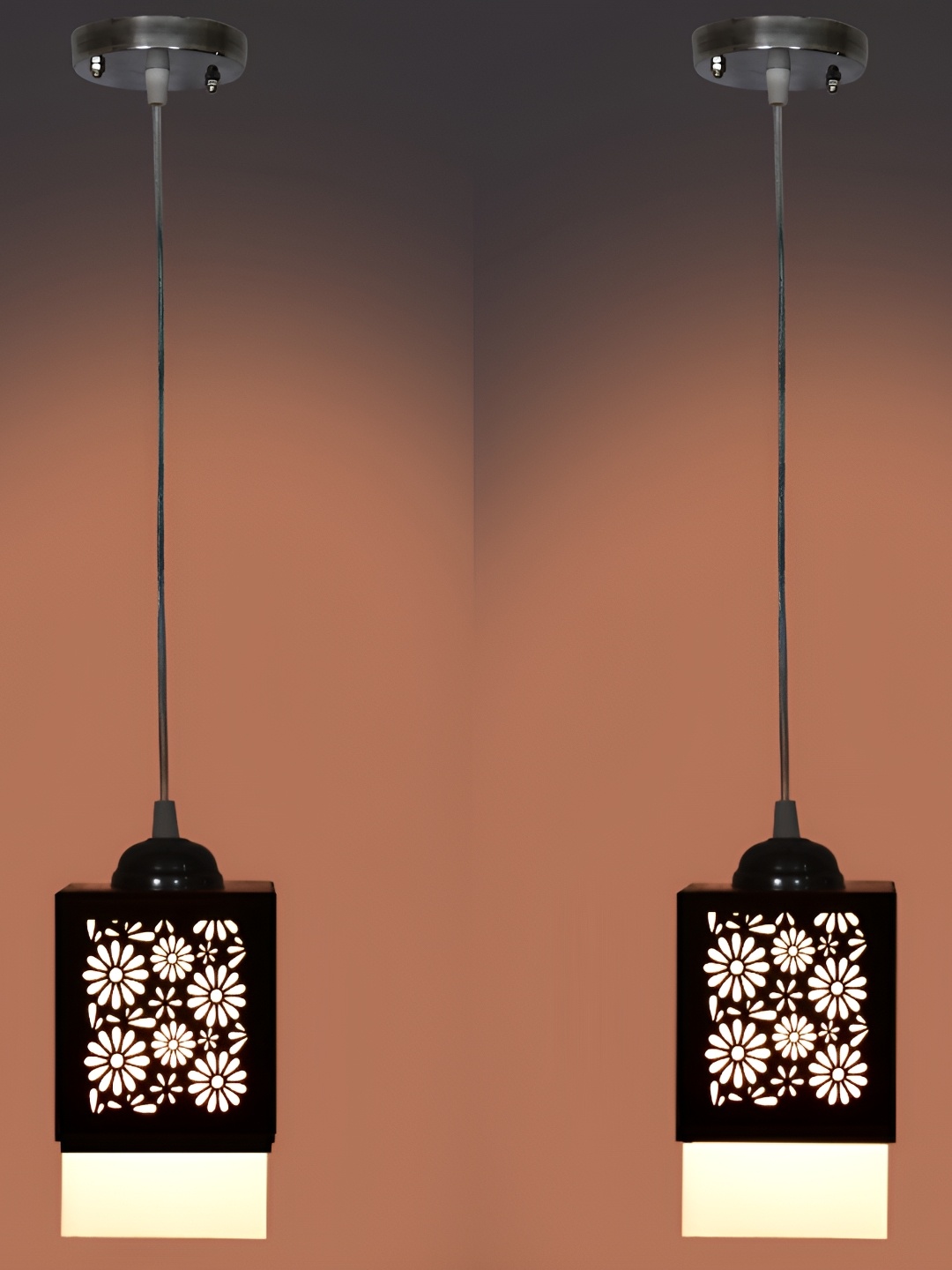 

Afast Black Wooden Contemporary Ceiling Lamp