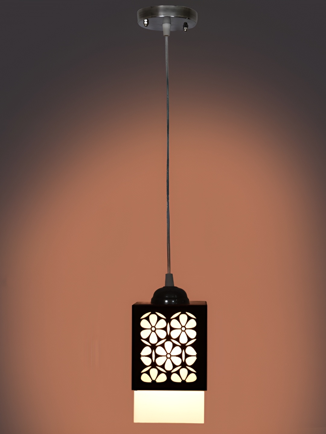 

Afast Brown Wooden Contemporary Ceiling Lamp
