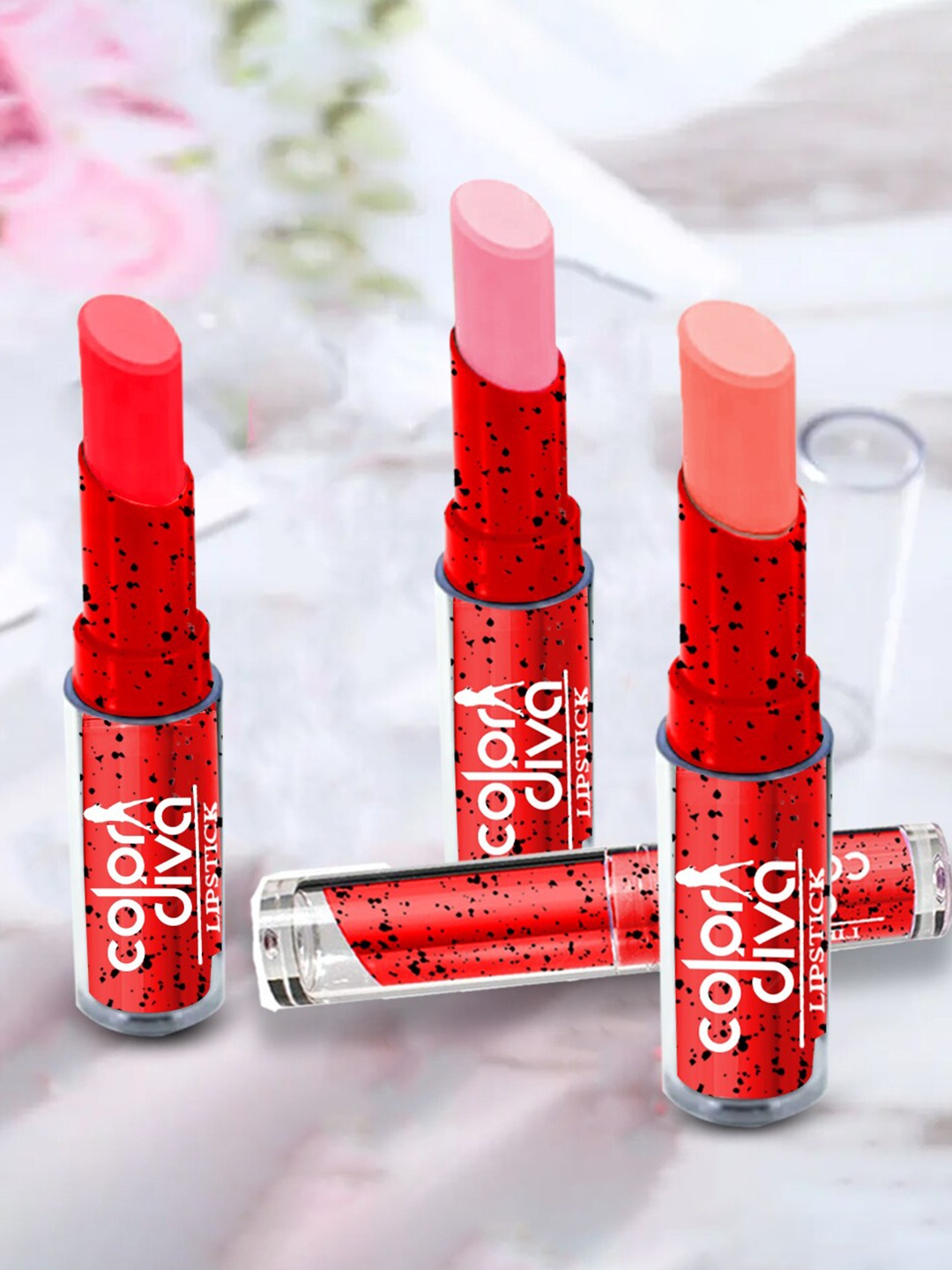 

Adbeni Color Diva Set Of 3 Creamy Matte Lipstick - 3.5g Each-01-02-03, Multi