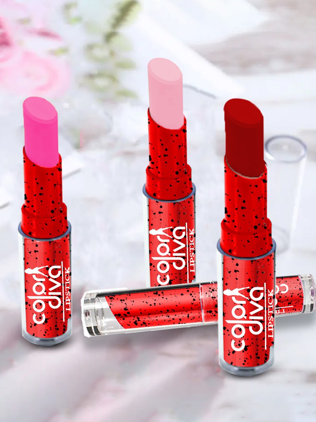 

Adbeni Color Diva Set Of 3 Creamy Matte Lipstick - 3.5g Each-02-06-07, Multi