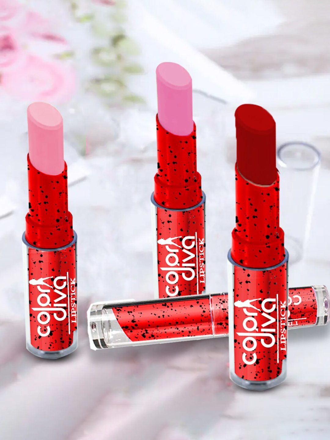 

Adbeni Color Diva Set Of 3 Creamy Matte Lipstick - 3.5g Each- 02-05-07, Multi