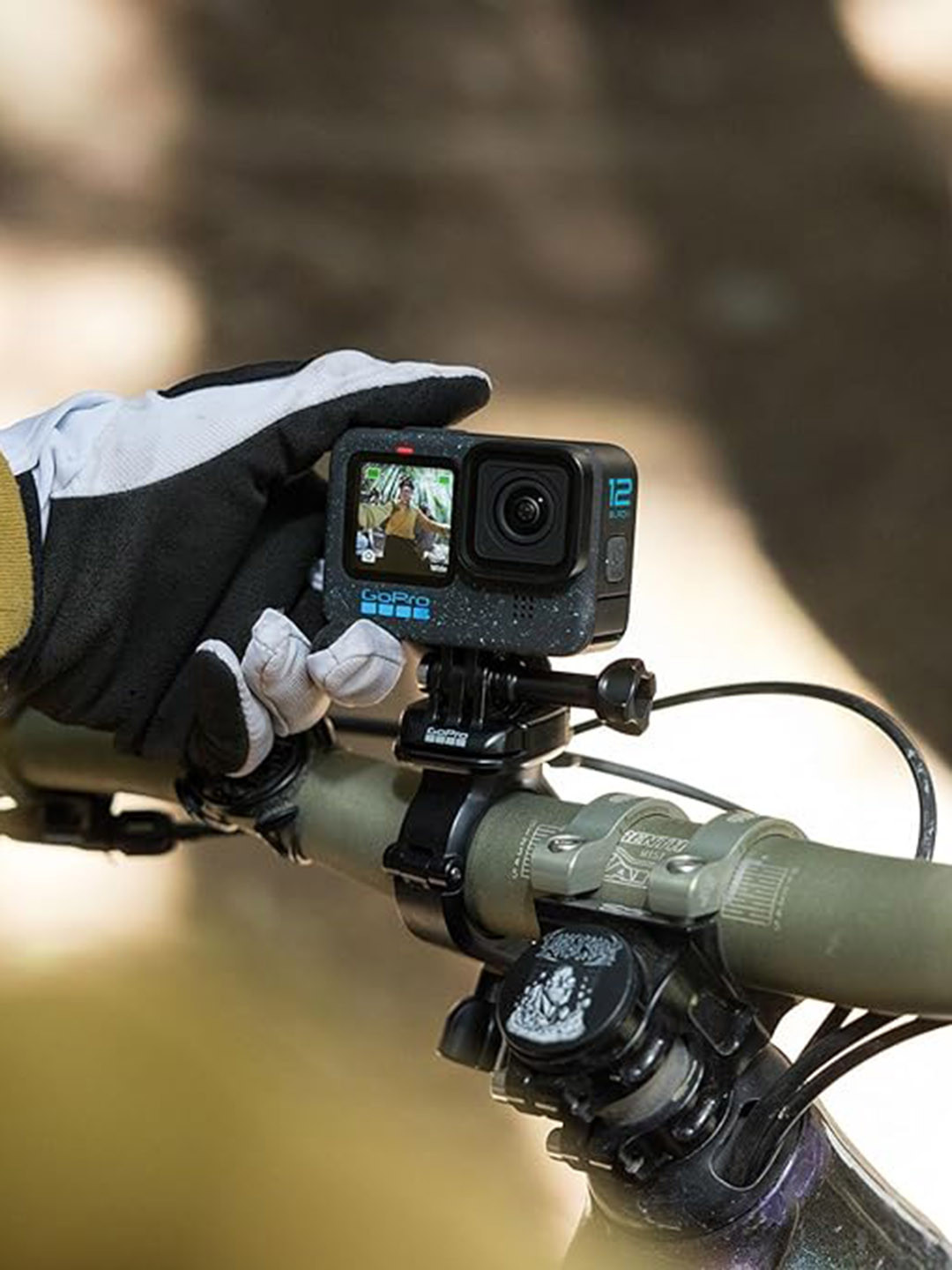 

GoPro HERO12 Waterproof Action Camera With Front & Rear LCD Screens, Black