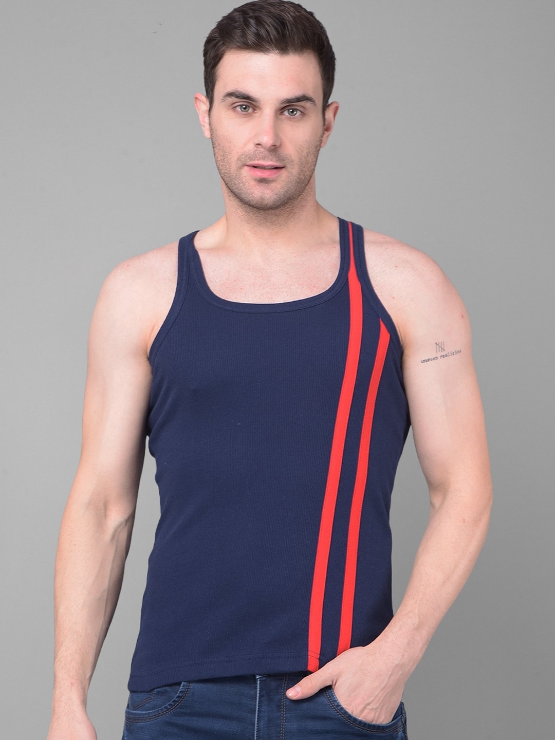 

Dollar Bigboss Assorted Cotton Sleeveless Gym Innerwear Vests MBB-03-PO1-CO2-2024