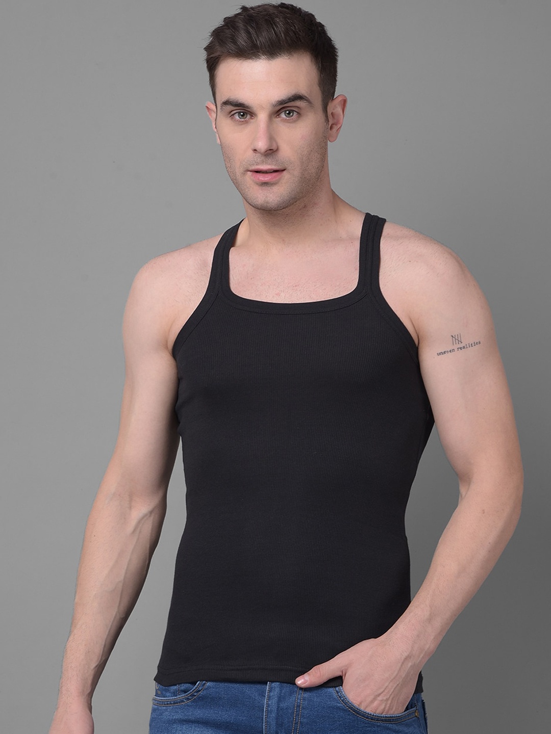 

Dollar Bigboss Assorted Cotton Sleeveless Gym Innerwear Vests MBB-01-PO1-CO1-2024