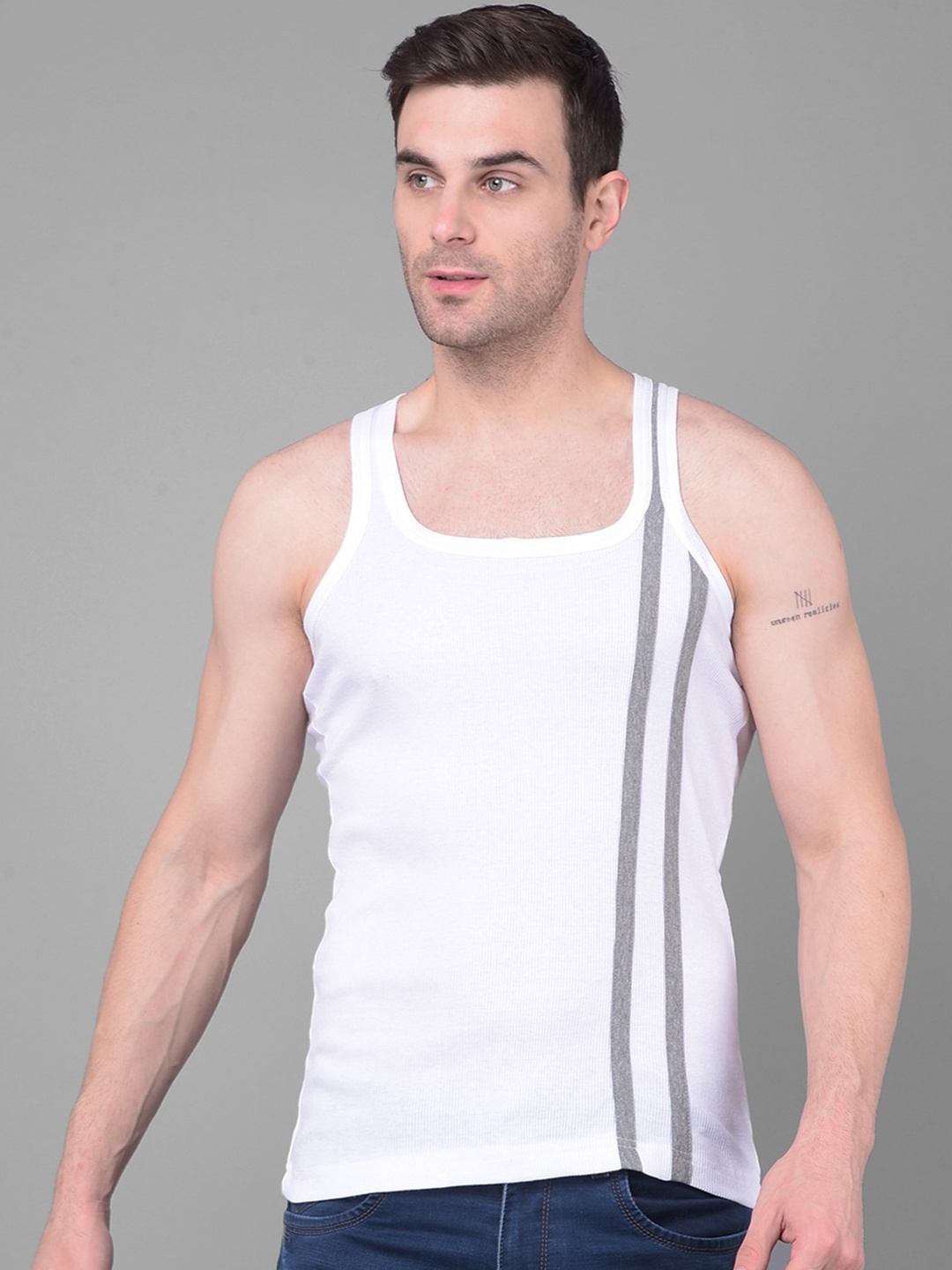

Dollar Bigboss Assorted Cotton Sleeveless Gym Innerwear Vests MBB-03-PO1-CO5-2024