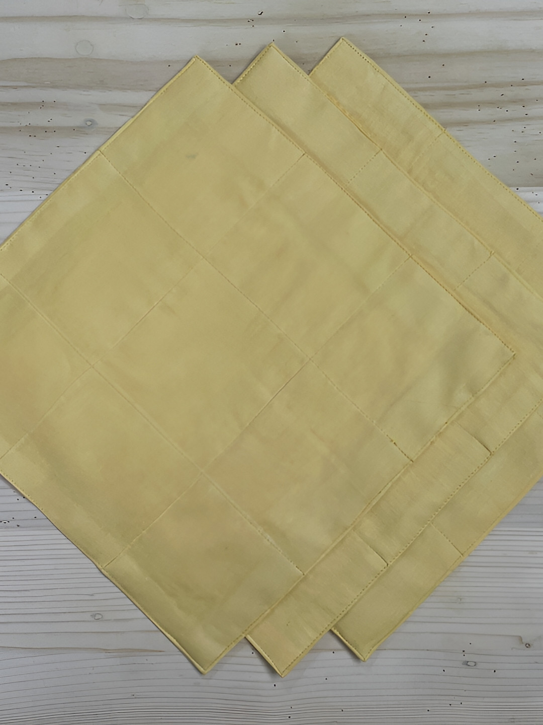 

FOVEROS Yellow 6 Pieces Pure Cotton Chapati Covers