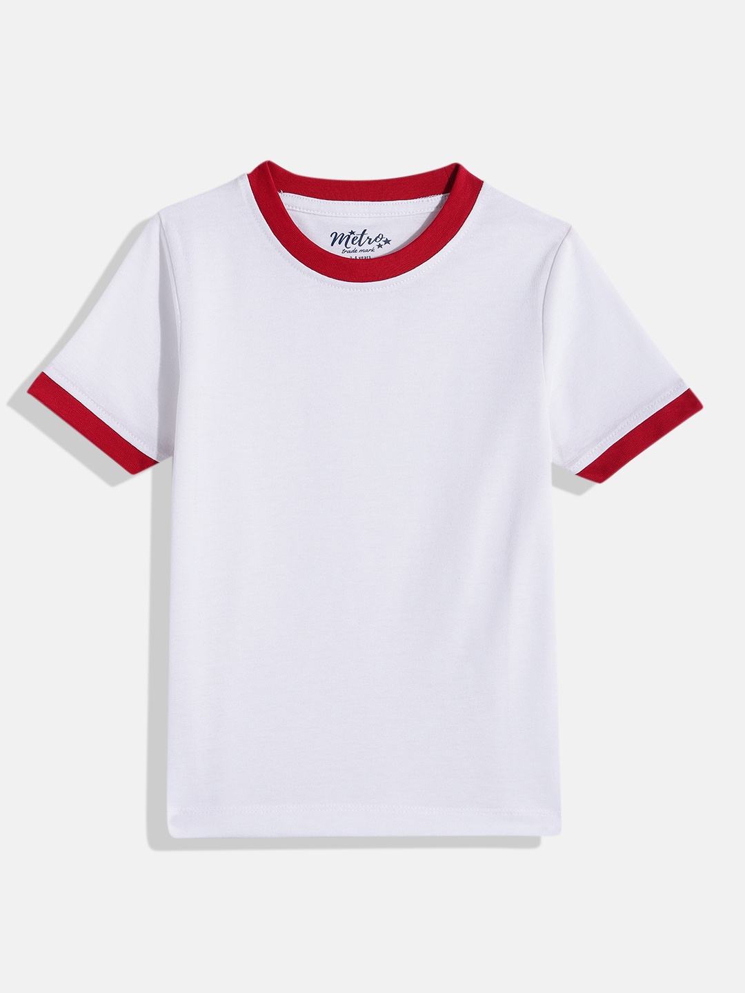 

METRO KIDS COMPANY Boys Slim Fit T-shirt, White