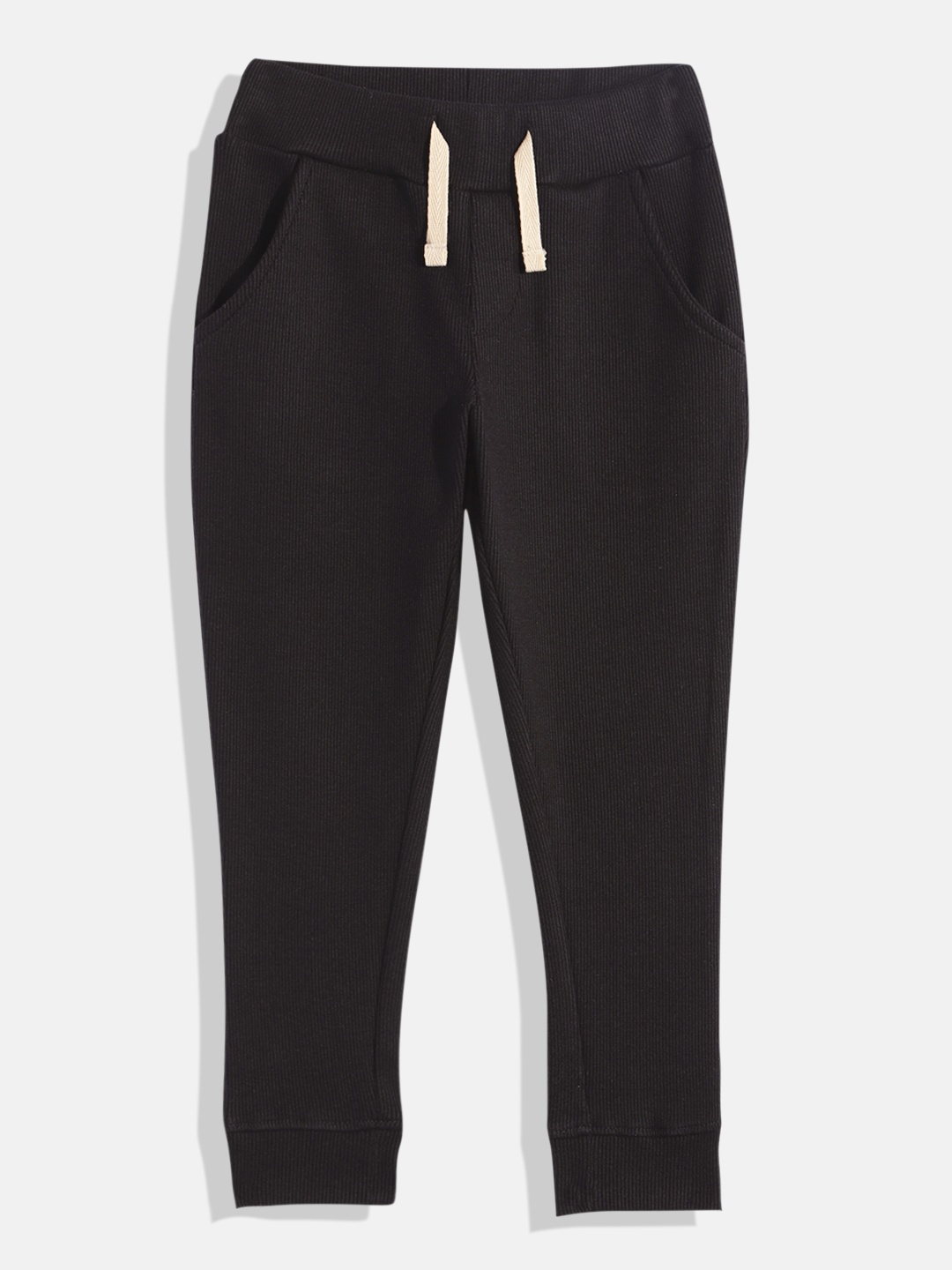 

METRO KIDS COMPANY Boy Cotton Joggers, Black