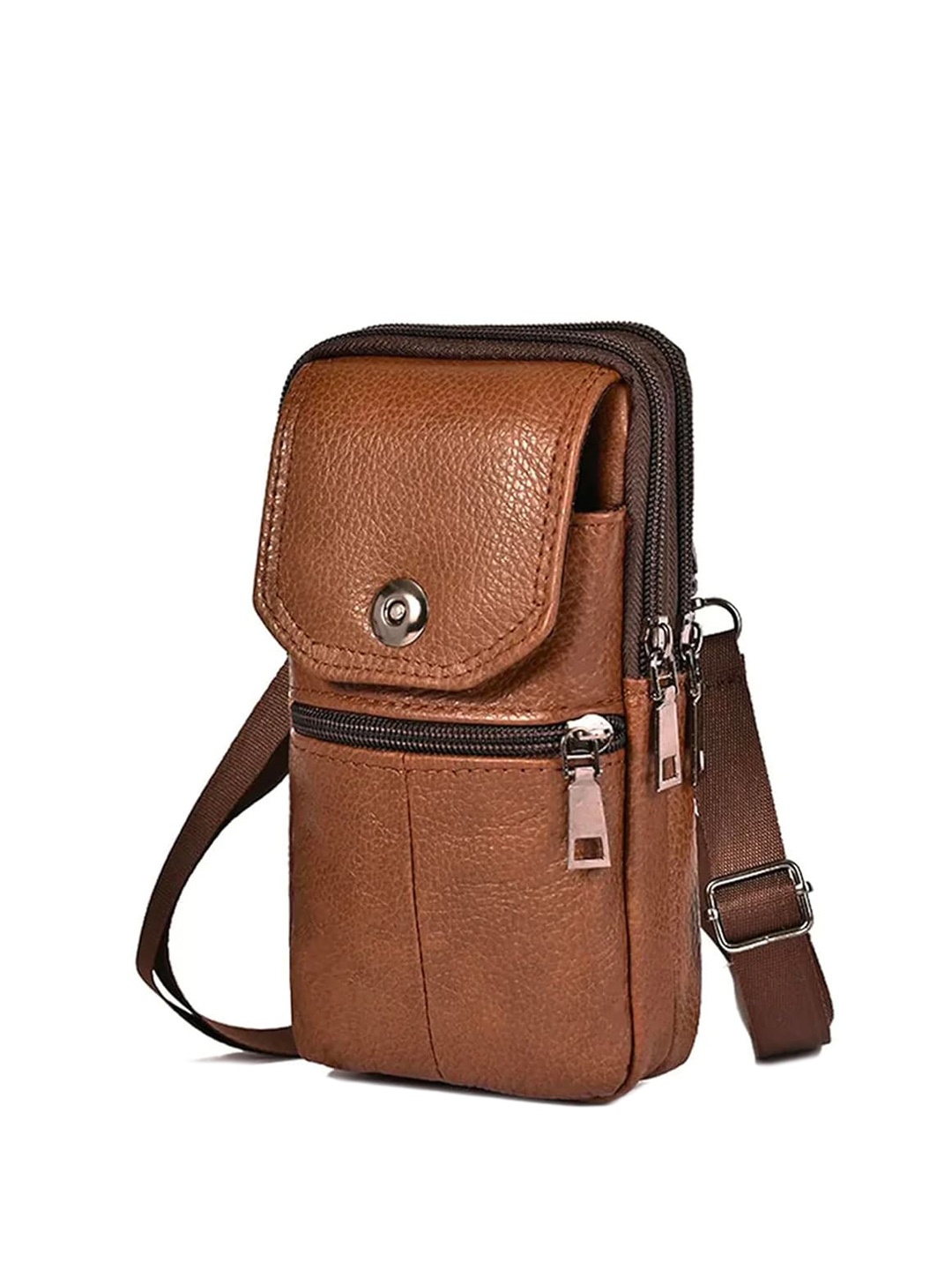 

INKMILAN Leather Handheld Bag, Brown