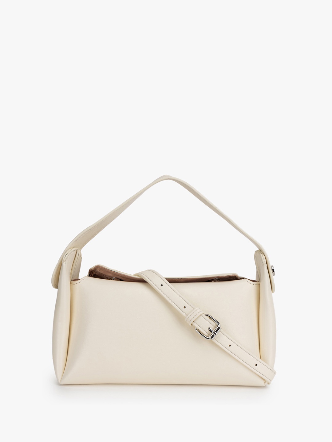 

Kazo Boxy Solid Crossbody Bag, Off white