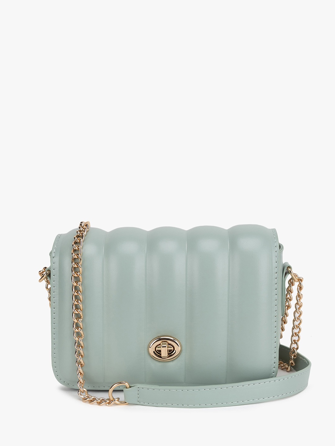 

Kazo Stripe Quilted Sling Bag, Blue