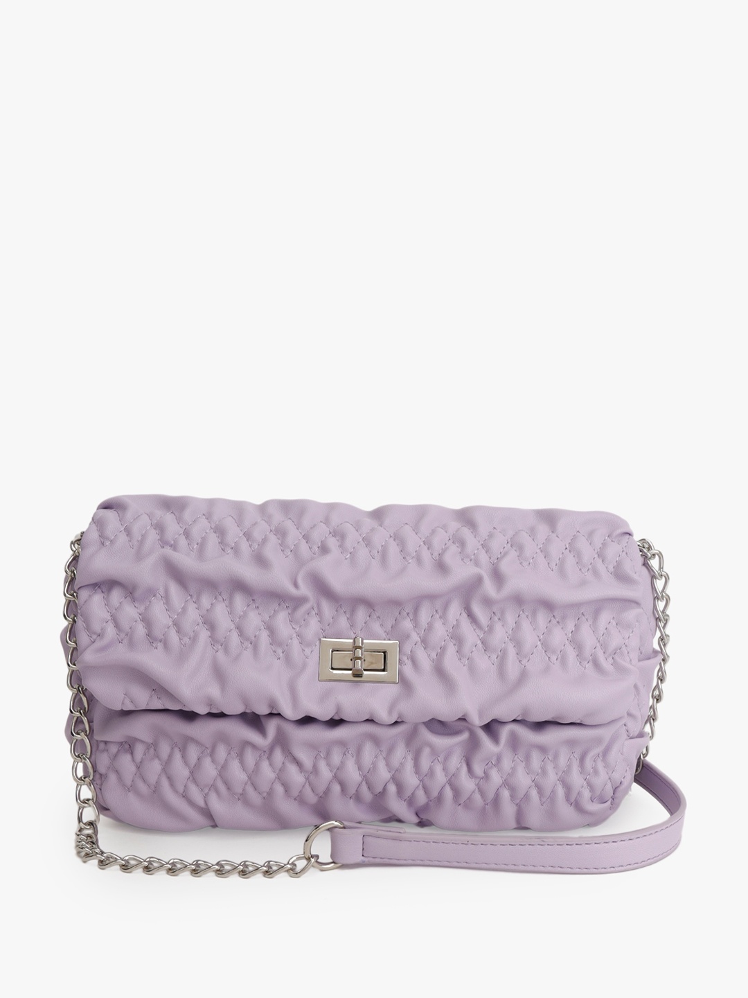 

Kazo Soft Solid Padded Sling Bag, Lavender