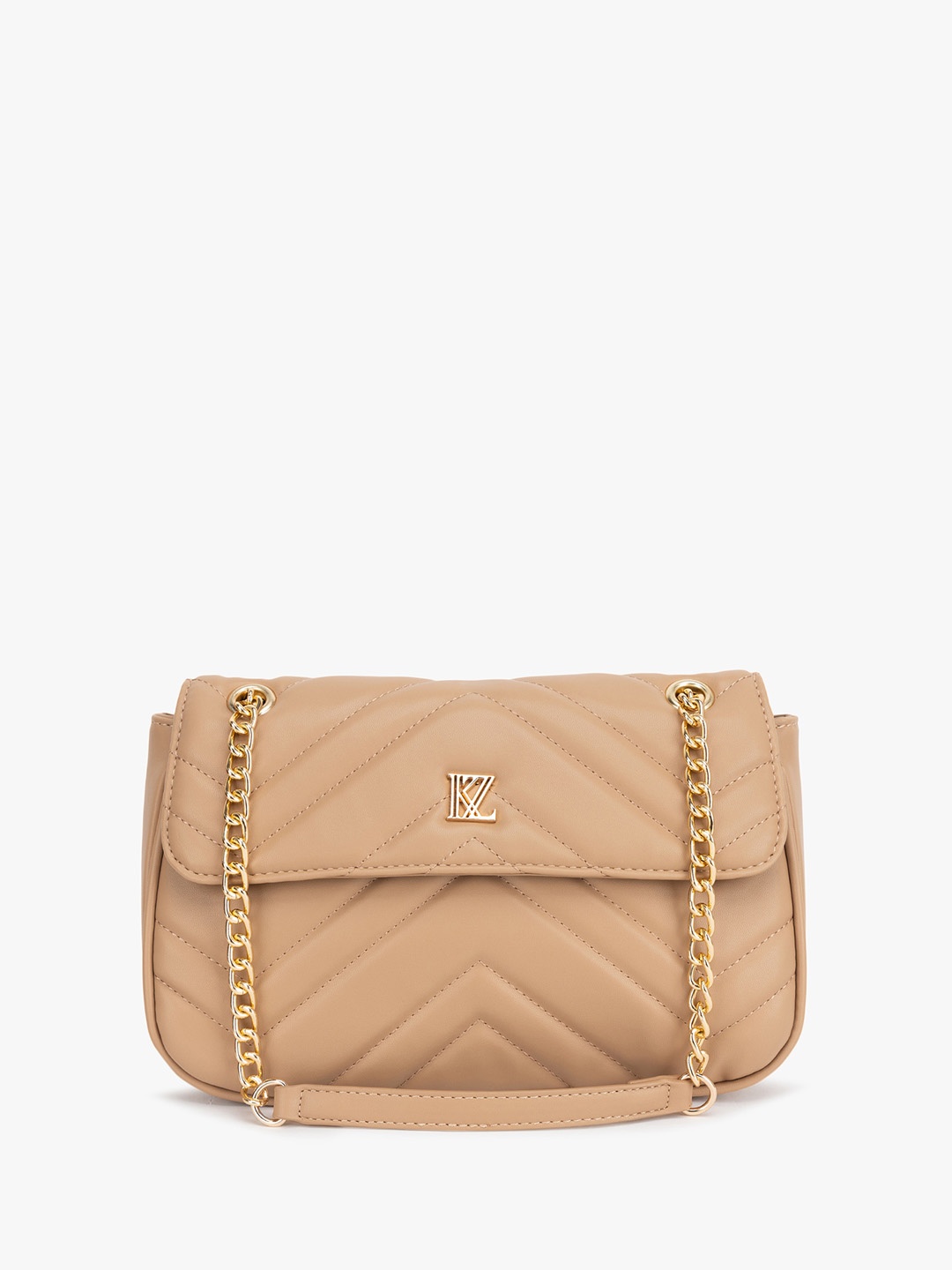 

Kazo Quilted Shoulder Sling Bag, Beige