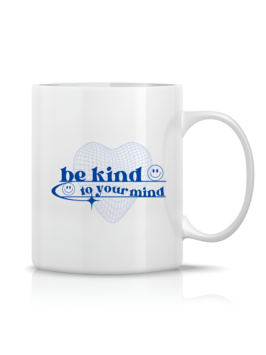 

The Decor Lane White Printed Ceramic Glossy Mugs