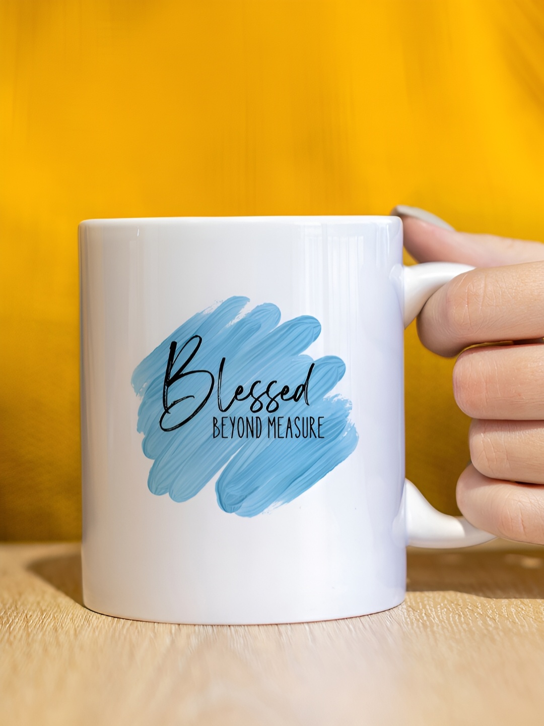 

The Decor Lane White Printed Ceramic Glossy Mugs