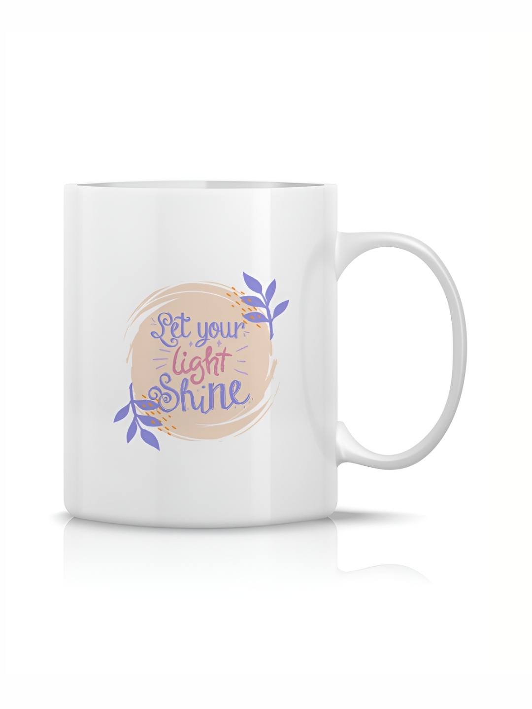 

The Decor Lane White Printed Ceramic Glossy Mugs