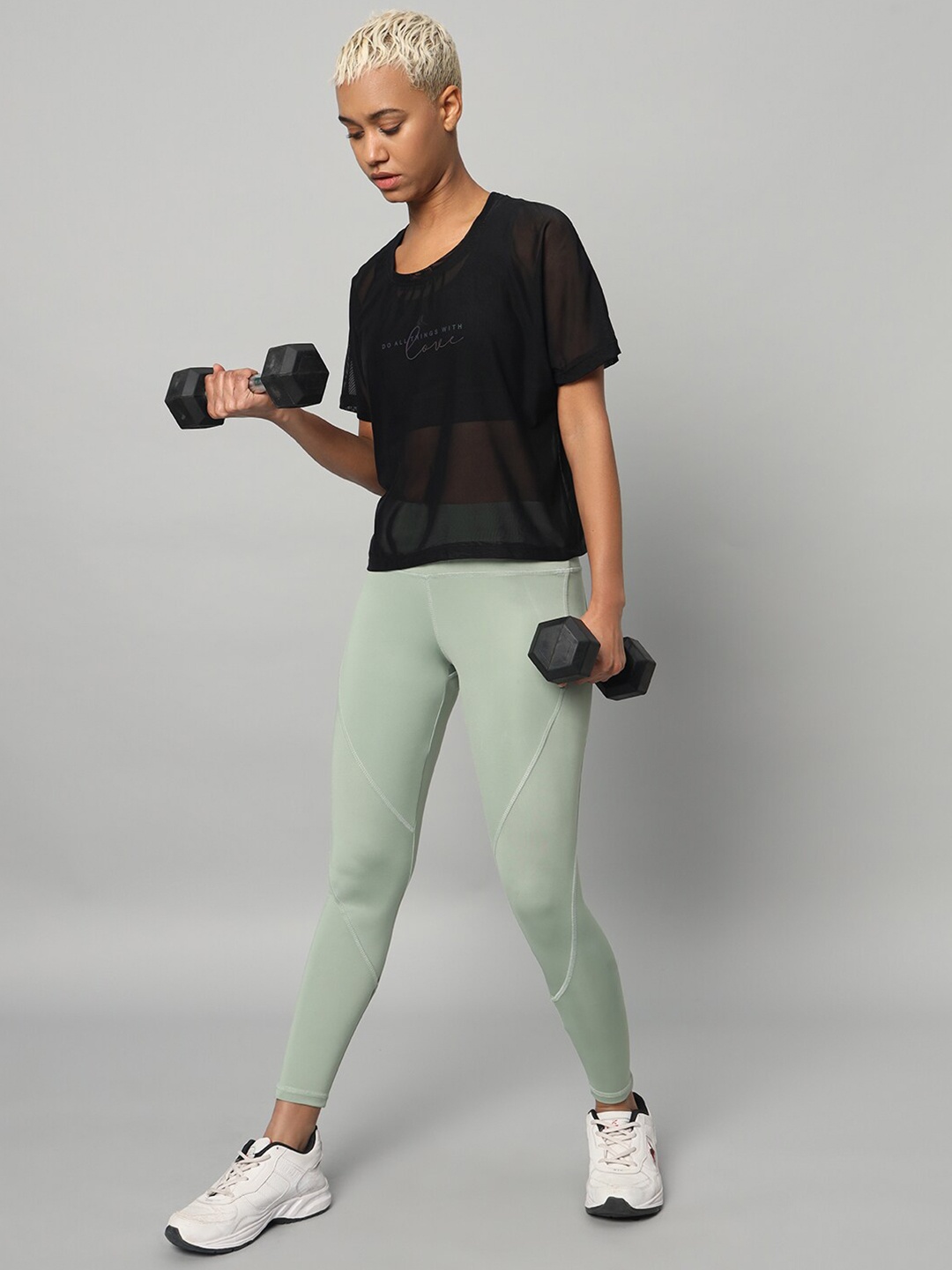 

MKH Round Neck Sleeves Regular Fit T-shirt, Black