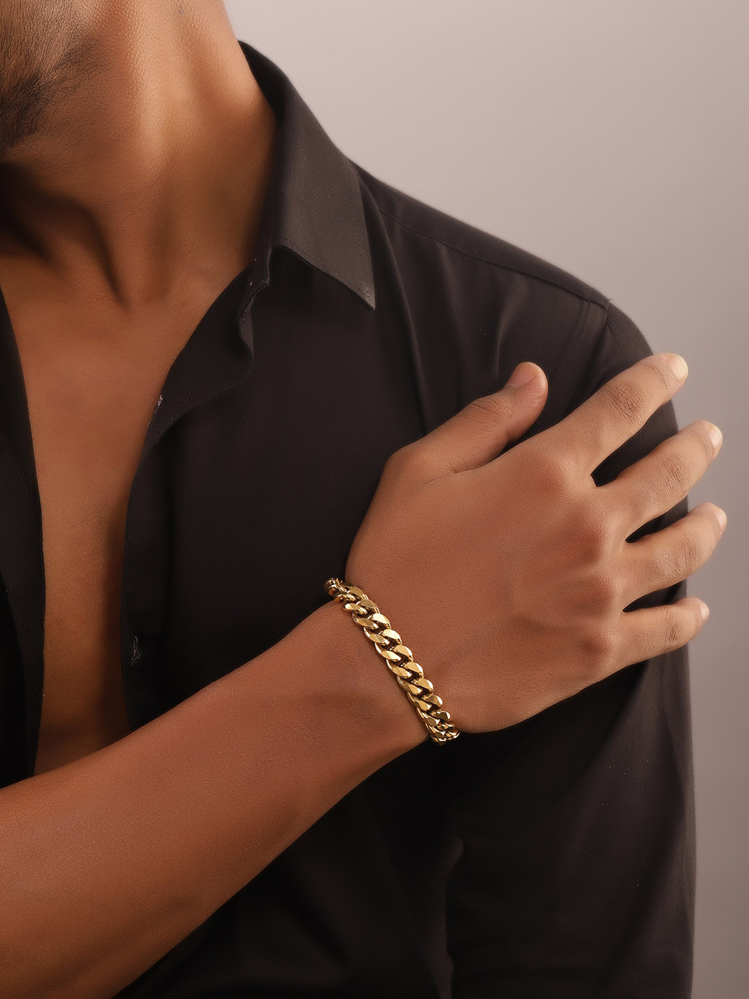 

The Roadster Lifestyle Co. Gold-Plated Chain Bracelet