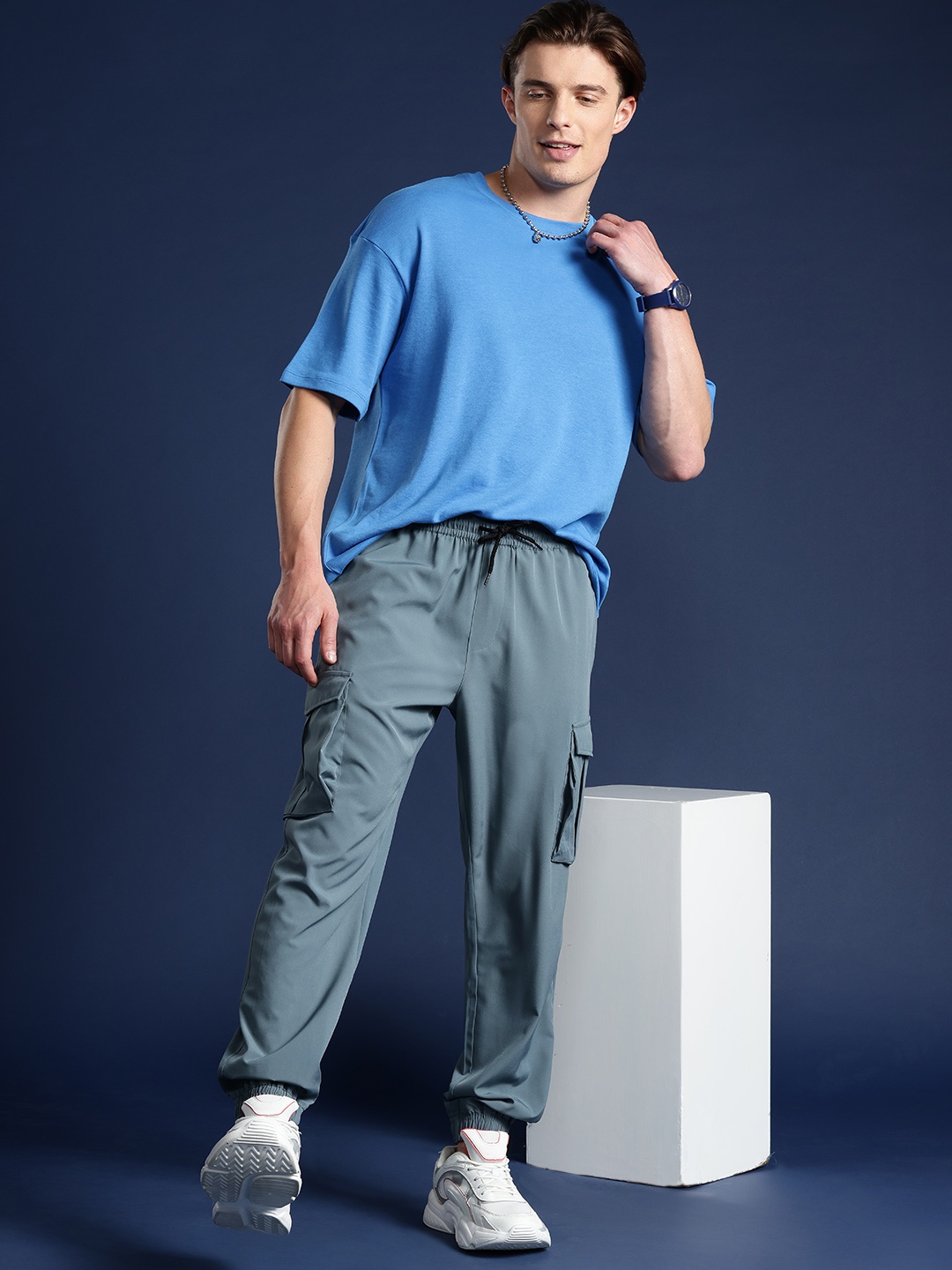 

Mast & Harbour Relaxed Fit Rapid-Dry Joggers, Grey