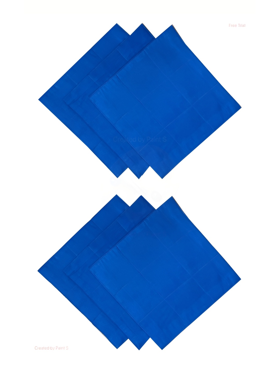 

FOVEROS Blue 6 Pieces Pure Cotton Chapati Covers