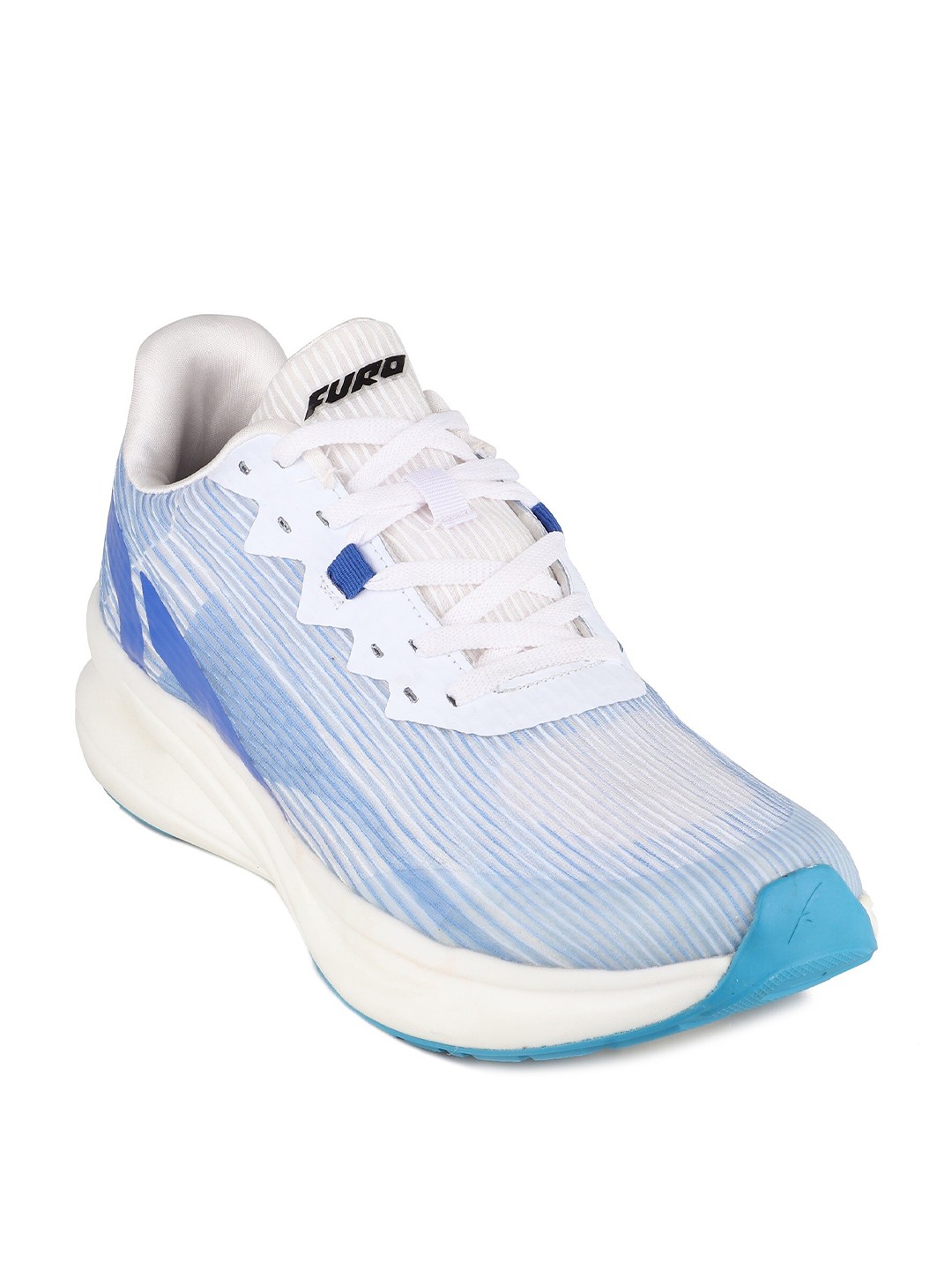 

FURO by Red Chief Men Textured Lace-Up Running Shoes, Blue