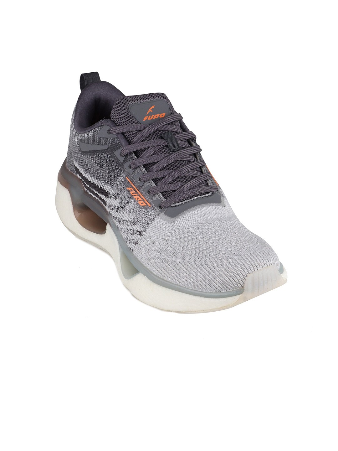 

FURO by Red Chief Men Textured Lace-Up Running Shoes, Grey