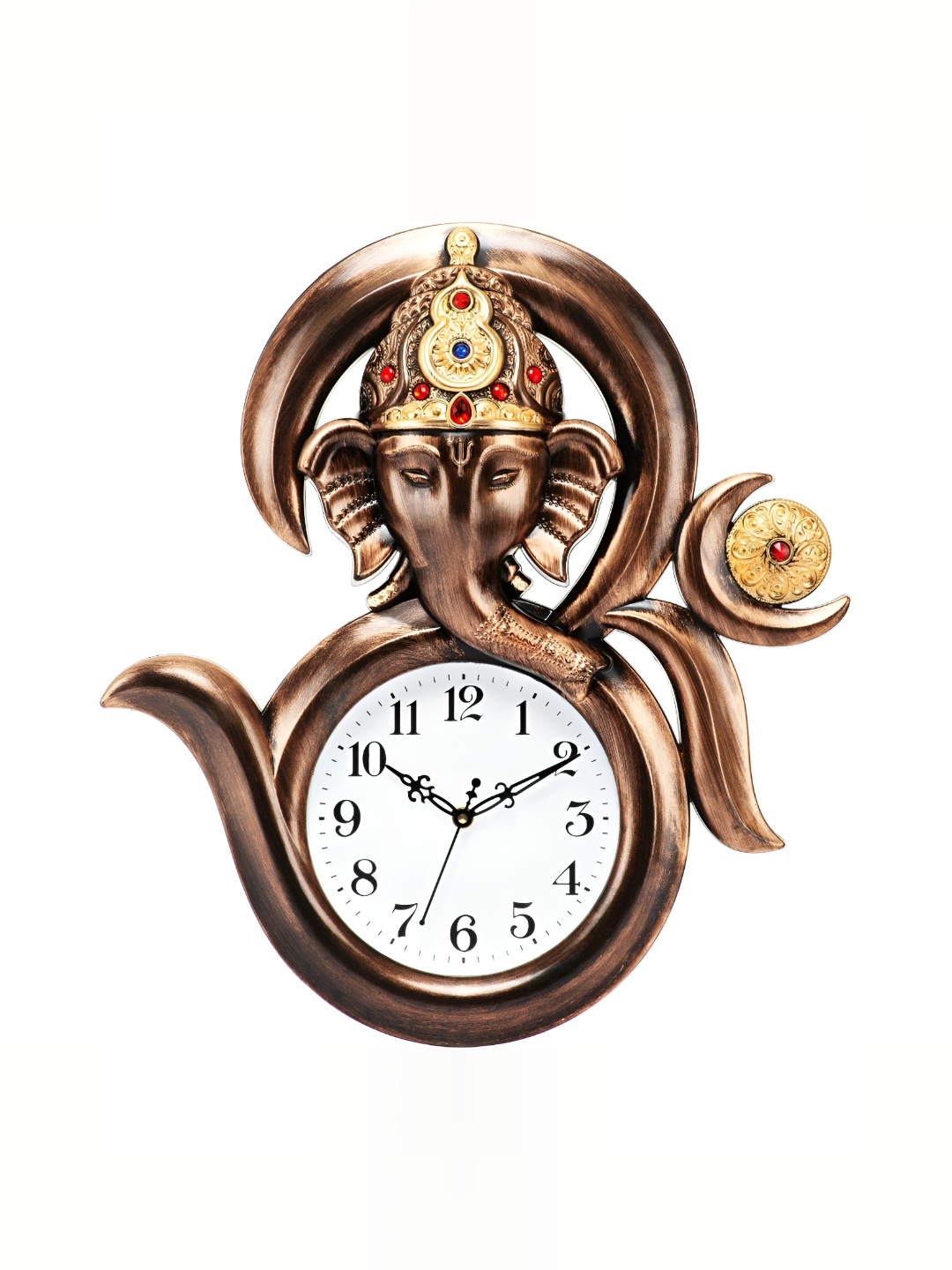 

Attractionz Bronze & Beige Round Contemporary Wall Clock