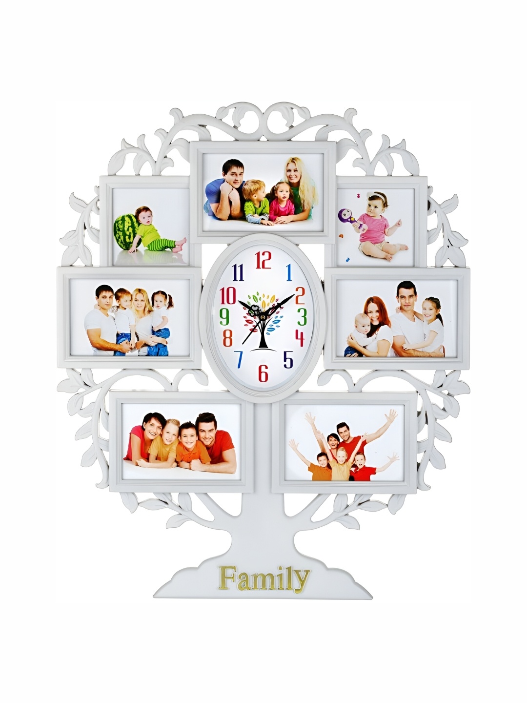 

Attractionz White & Black Round Analogue Contemporary Wall Clock