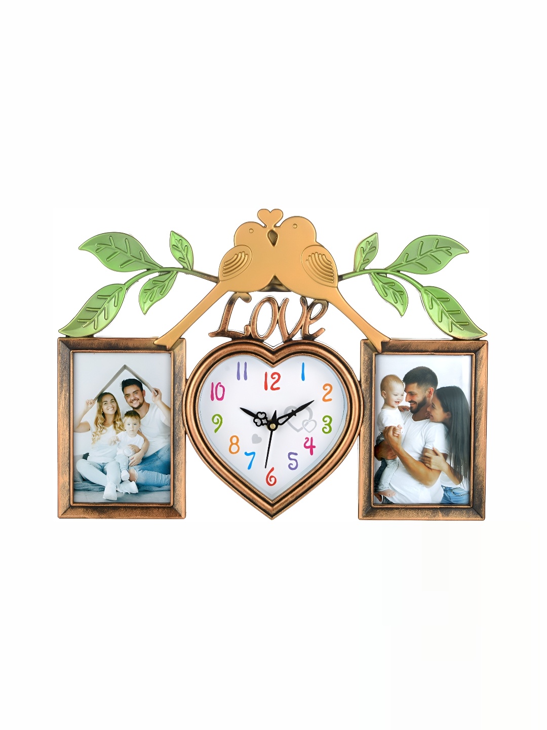 

Attractionz Brown & White Textured Abstract Shaped Analogue Wall Clock