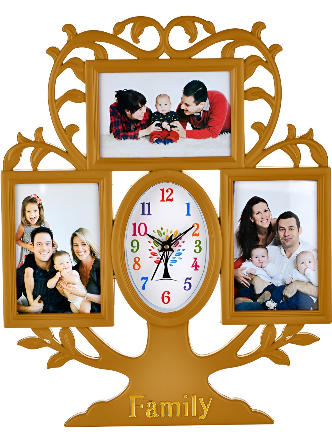 

Attractionz Beige & White Textured Contemporary Wall Clock
