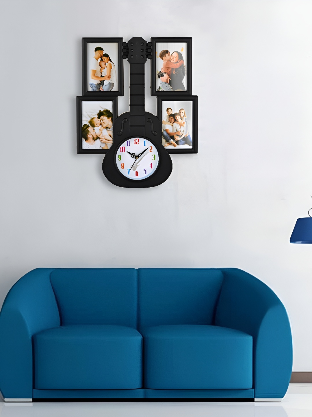 

Attractionz Black Abstract Textured Wall Clock