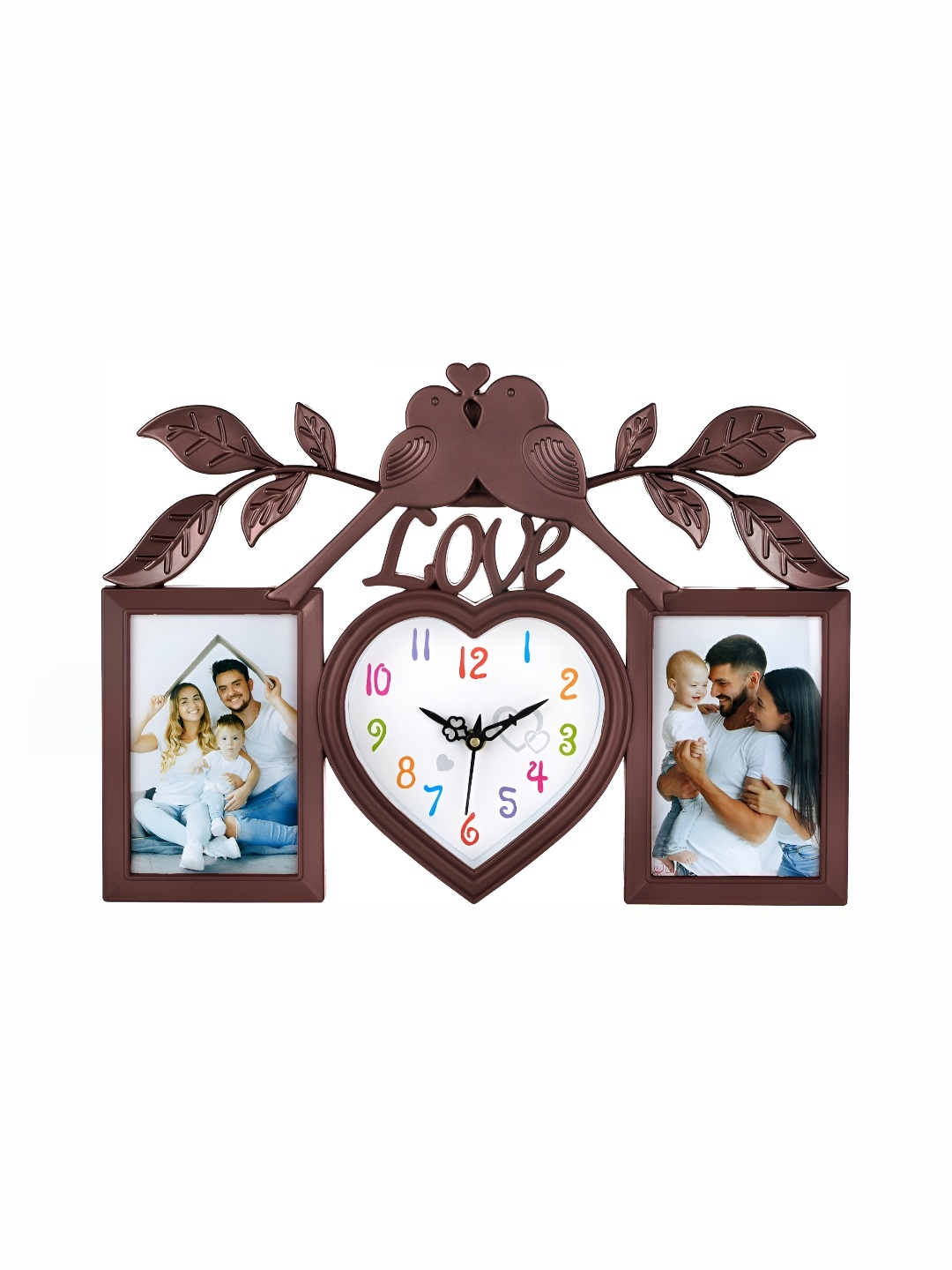 

Attractionz Brown & Beige Analogue Wall Clock