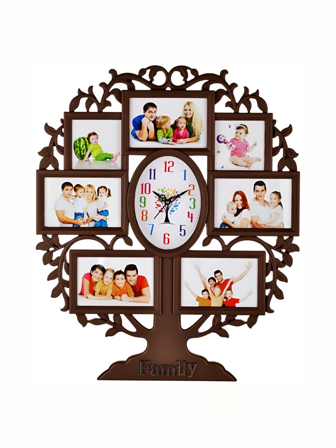 

Attractionz Brown & Beige Analogue Wall Clock