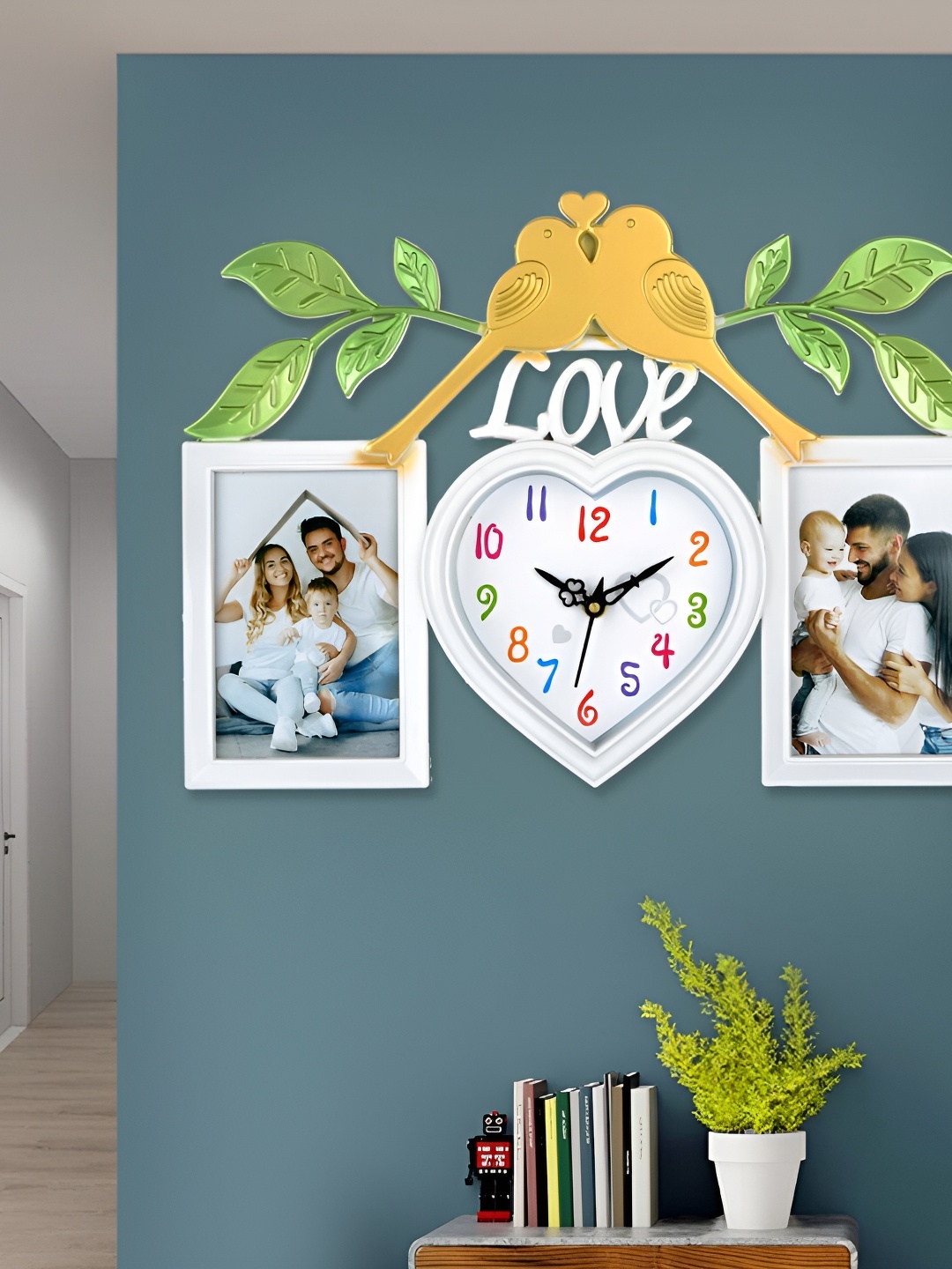 

Attractionz White & Beige Analogue Wall Clock