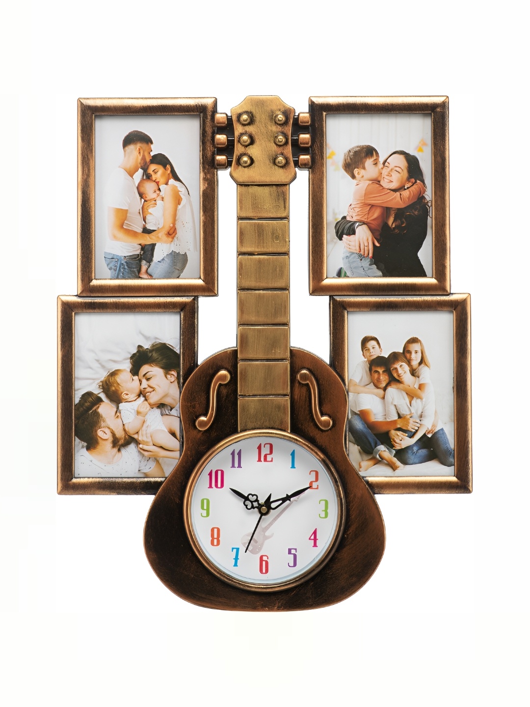 

Attractionz White & Beige Analogue Wall Clock